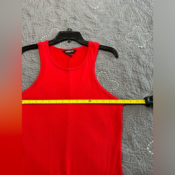 Express Women’s Red Bodycon Dress Size Large - Picture 4 of 8